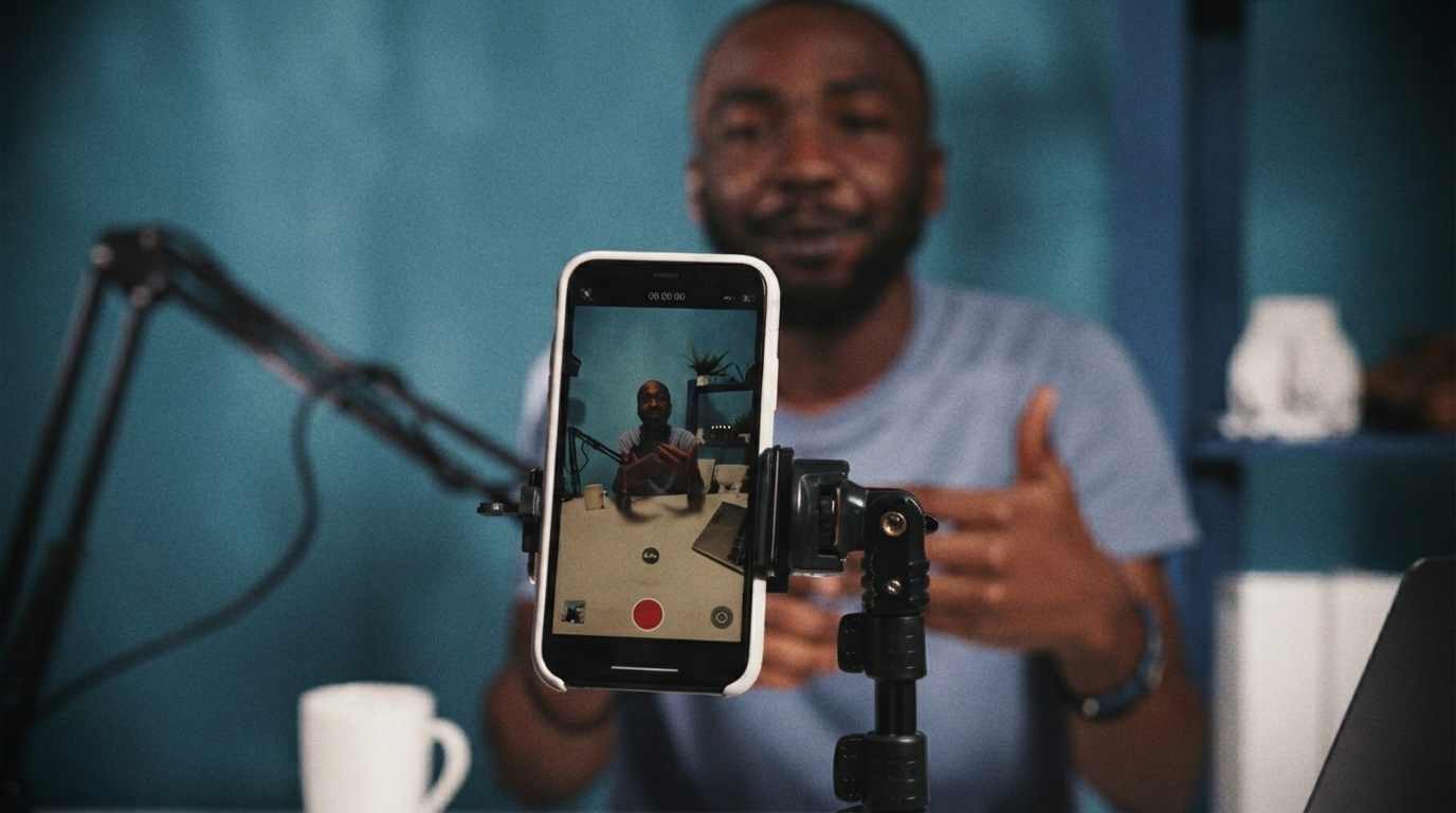 Editorial illustration for Canva, CapCut, or Later? The Three Apps That Cover a Smartphone-Only Content Workflow