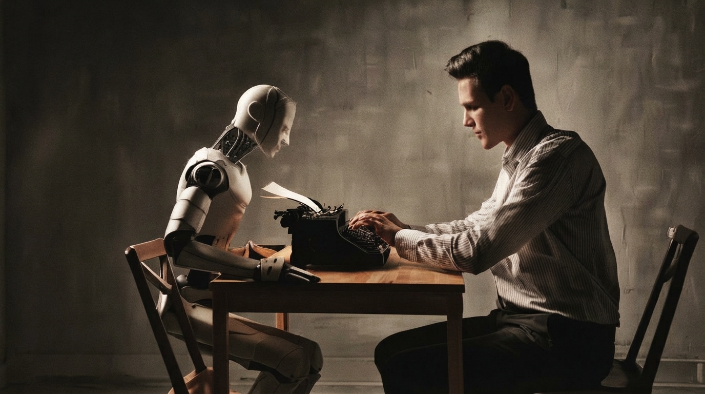 Editorial illustration for Ethical AI Integration in Screenwriting: Tools, Workflow, and WGA Guidelines